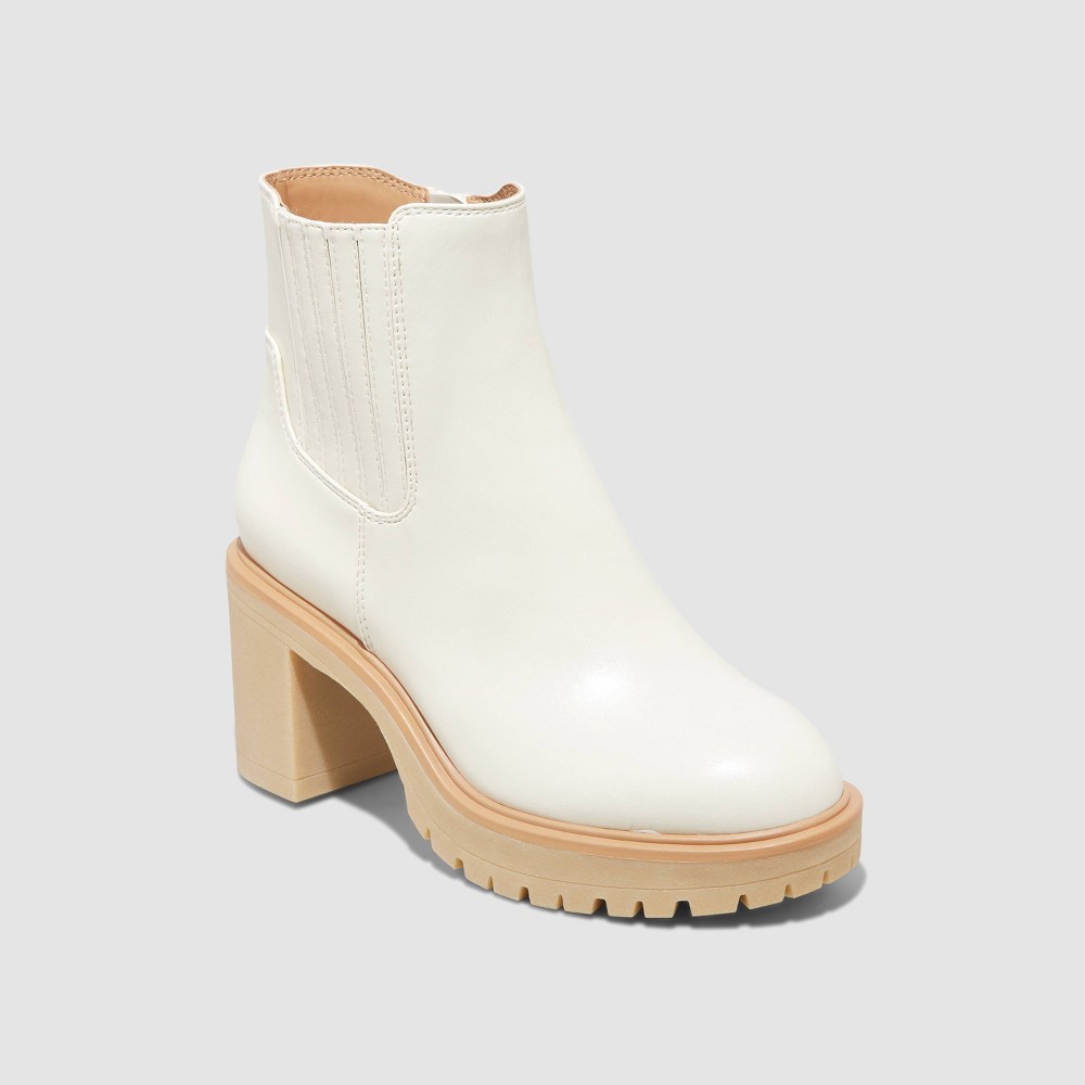 Women's Katrina Platform Boots - Universal Thread Off-White 8