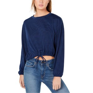 Crave Fame Womens Drawstring Waist Pullover Blouse - 1 of 1