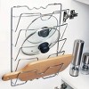 1pc Multifunctional Kitchen Pot and Lid Rack Wall-mounted Storage Rack Cutting Board Storage Rack - 2 of 4