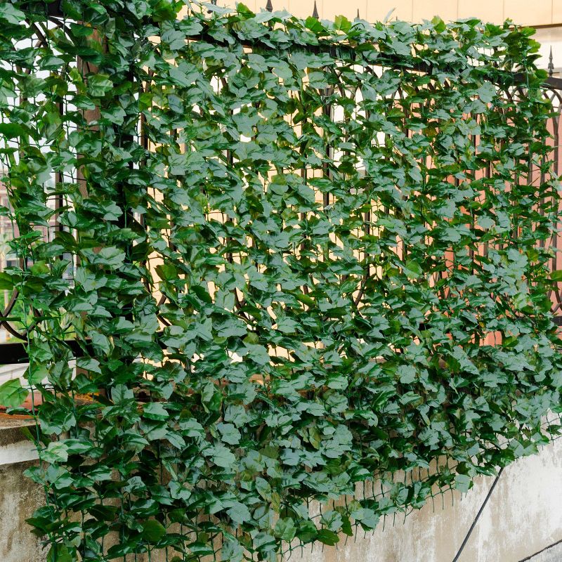 Costway 40''x95'' Faux Ivy Leaf Decorative Privacy Fence Screen Artificial Hedge Fencing, 1 of 10