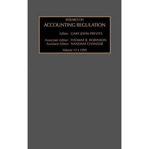 Research in Accounting Regulation - by  N Chandar & Gary Previts & Alan J a Robinson (Hardcover) - 1 of 1