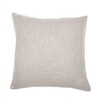 20" Red and Ivory Geometric Cotton Blend Throw Pillow With Embroidery - 4 of 4