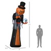 Halloween Inflatables Outdoor Decorations, Outdoor Giant Blow Up Yard Decor with Build-in LED  for Garden, Lawn, Party, Holiday - 3 of 4