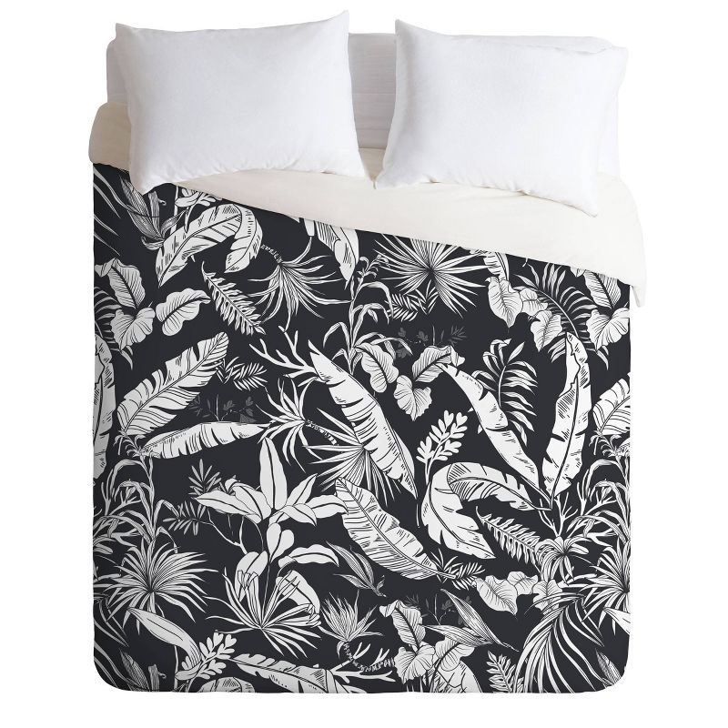 Marta Barragan Camarasa Jungle BW Comforter Set - Deny Designs, 1 of 9