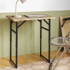 Adjustable Height Dorm Folding Table Brown - Room Essentials™ - 2 of 4