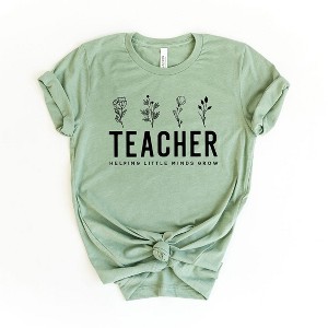 Simply Sage Market Women's Helping Little Minds Grow Short Sleeve Graphic Tee - 1 of 3