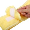 Unique Bargains Towel Headbands Make Up Spa Yoga Self-Adhesive Tape Pink Black 2 Pcs - 4 of 4