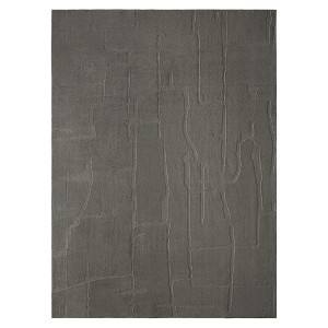 TOWN & COUNTRY EVERYDAY Rae Abstract Organic Soft Felt Everwash®, Machine Washable Area Rug with Non-Slip Backing, Abstract Rug, Sage Green 1'7"x2'11" - 1 of 4