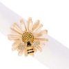 C&F Home Daisy and Bee Tabletop Napkin Rings Set of 4 - 3 of 3