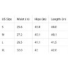 Clotth Gingham Pants for Women Plaid Drawstring Elastic Waist Checkered Wide Leg Trousers Casual Loose Fit Baggy Pants, Navy blue - 3 of 4
