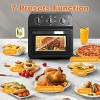 Family Size Air Fryer Toaster Oven Combo,13QT,360¡ã Hot Air Circulation for Healthy Oil-Free Cooking, Multifunctional Convection Contertop Oven - 4 of 4