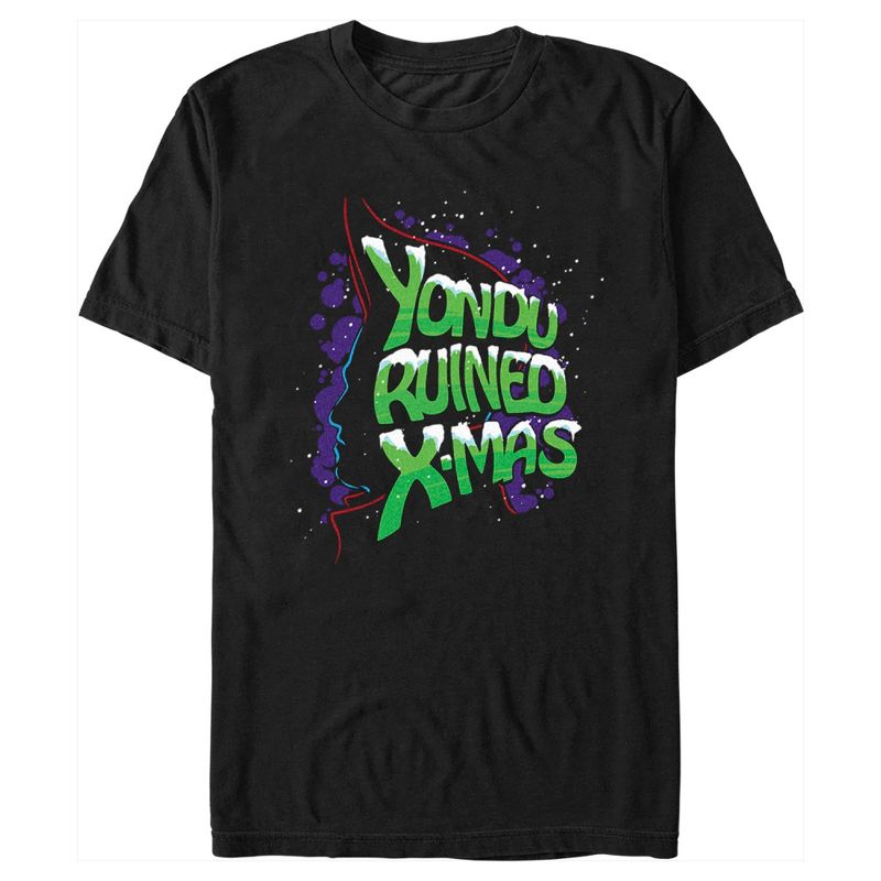 Men's Guardians of the Galaxy Holiday Special Yondu Ruined X-Mas T-Shirt, 1 of 6