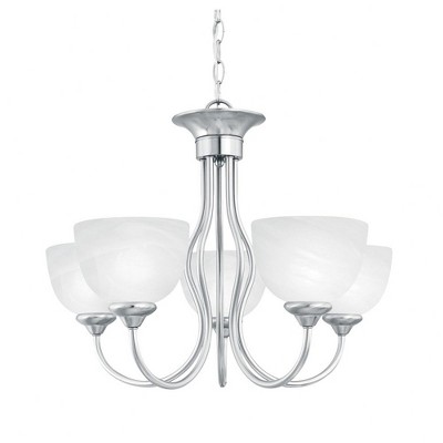 Elk Home Tahoe 5 - Light Chandelier in  Brushed Nickel