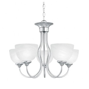 Elk Home Tahoe 5 - Light Chandelier in  Brushed Nickel - 1 of 3