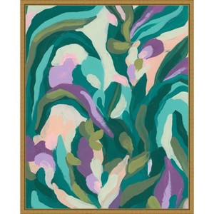 Amanti Art Jungle Wave I by June Erica Vess Framed Canvas Wall Art - 1 of 4