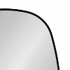 Kate and Laurel Zayda Metal Danish Oval Mirror, 20x30, Black - 3 of 4