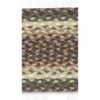 Earth Rugs Cactus Taupe Dark Brown Oval Braided Stair Tread 27"x8.25" - 3 of 3