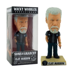 Funko Funko Sons Of Anarchy Clay Morrow Wacky Wobbler Bobble Head - 1 of 4