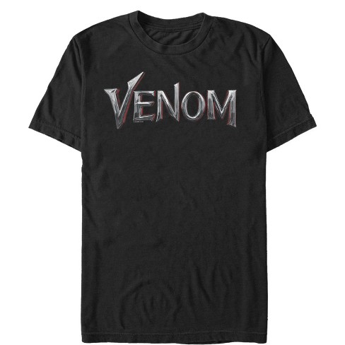 Men's Marvel Venom Film Metallic Logo T-shirt : Target