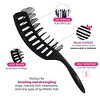 Milano Collection Professional Gentle Brush for Detangling Wigs, Toppers, and Natural Hair - 2 of 4