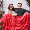 Chanasya Love You Gift Throw Blanket Plush Fleece - 2 of 4