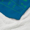 NBA Dallas Mavericks Hardwood Classics Silk Touch Faux Shearling Throw Blanket - 4 of 4