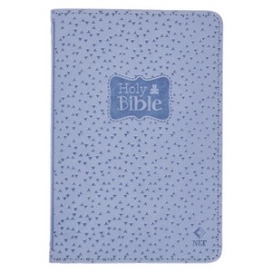 NLT New Testament with Psalms Keepsake Holy Bible for Baby Boys, New Living Translation, Blue - (Leather Bound) - 1 of 1