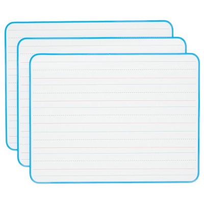 Bright Creations 3 Pack Lined Dry Erase Lap Boards for Kids, School Supplies (9 x 12 in)