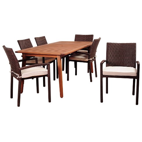 Callaham extendable solid wood dining set hot sale