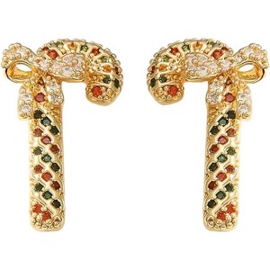 Christmas Stud Earrings with Festive Designs, Hypoallergenic Holiday Jewelry. - 1 of 4