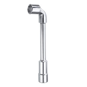 Unique Bargains High Carbon Steel Repairing L-Shaped Angled Double Box End Metric Hex Socket Wrench - 1 of 4