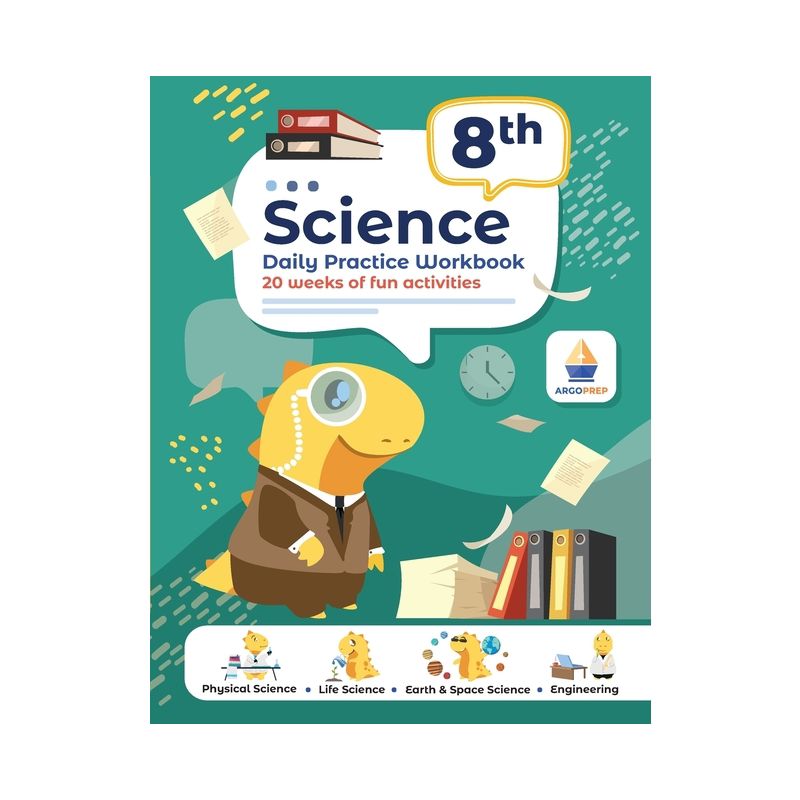 8th Grade Science - by  Argoprep (Paperback), 1 of 2