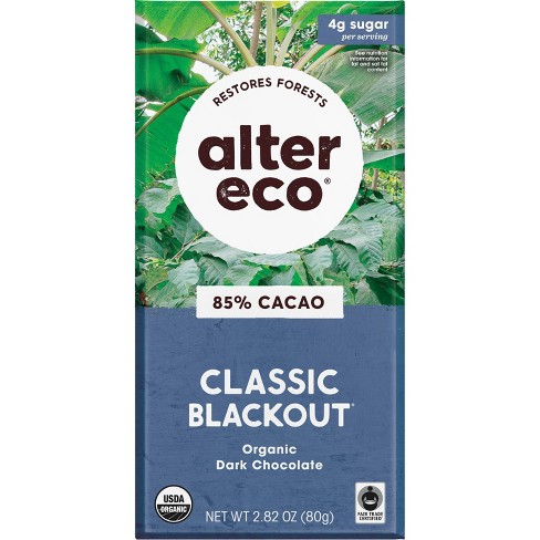 Alter Eco Chocolate Bar - Dark Chocolate Blackout - 2.82oz - image 1 of 4