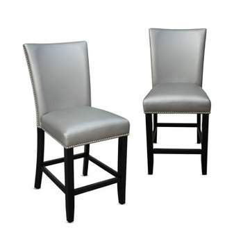 24" Set of 2 Camila Counter Height Bar Stools - Steve Silver