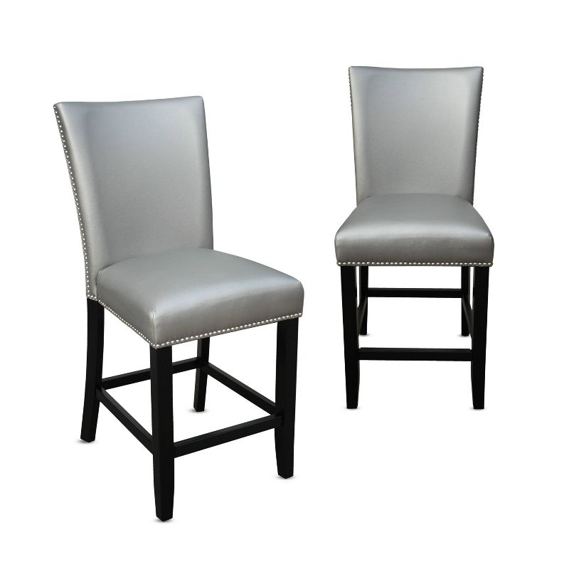 24" Set of 2 Camila Counter Height Bar Stools - Steve Silver, 1 of 6