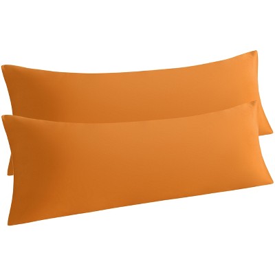 2 Pack Brushed Microfiber Body Pillowcases, Super Soft Body Pillow Cover with Envelope Closure - NTBAY