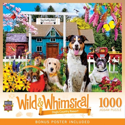MasterPieces 1000 Piece Puzzle - Dog's Country Resort - 19.25"x26.75"