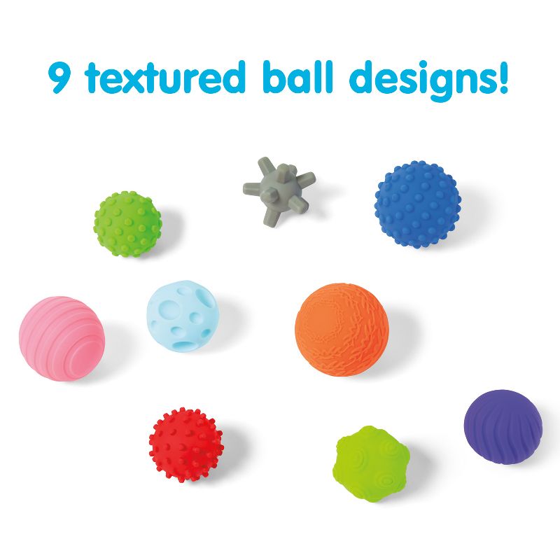 Kidoozie Touch 'n Roll Sensory Balls - Developmental Toy for Infants and Toddlers Ages 6 - 18 months, 3 of 8