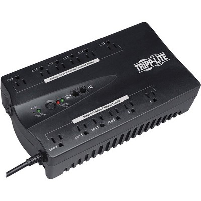Tripp Lite UPS 750VA 450W Eco Green Battery Back Up Compact 120V USB RJ11 - Desktop - 20 Hour Recharge - 2 Minute Stand-by - 110 V AC Input