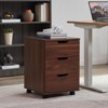 ORRD 3-Drawer Rolling File Cabinet | Mobile Under-Desk Storage with Lockable Casters for Home Office - 3 of 4
