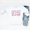 Simply Sage Market S.W.Smiley Live Life in Full Bloom Smiley Sweatshirt - 3 of 4