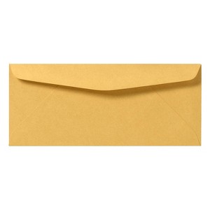 LUX Self Seal #12 Business Envelope 4 3/4" x 11" Brown Kraft 50/Pack (66456-50) - 1 of 1