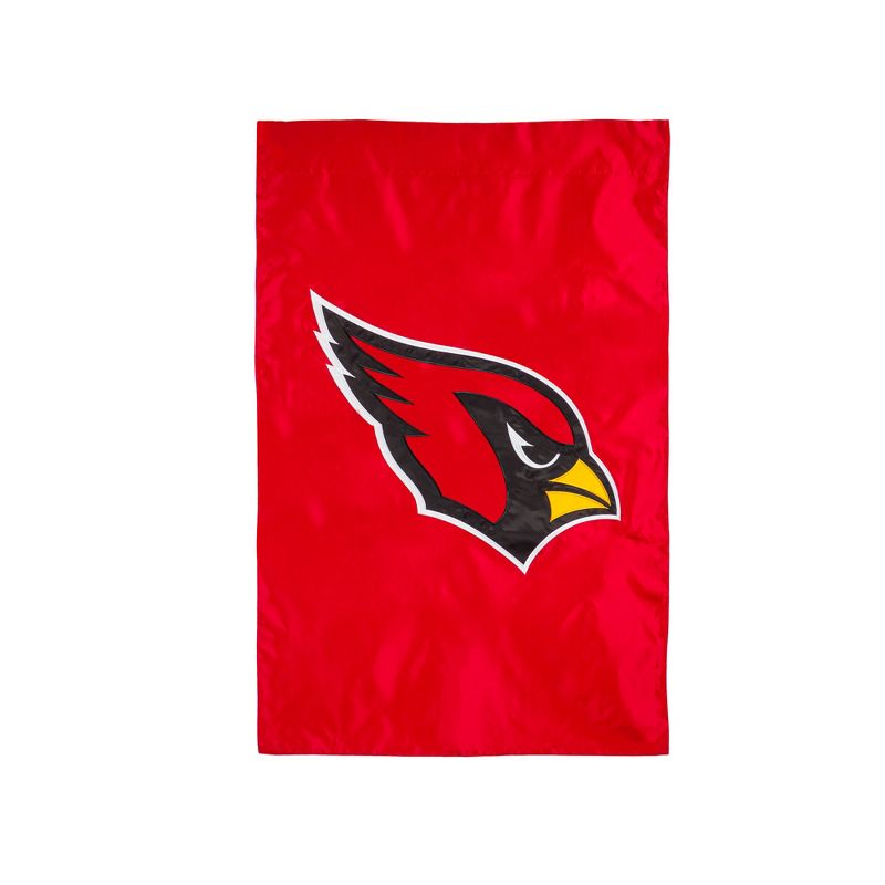 Evergreen NFL Arizona Cardinals Applique House Flag 28 x 44 Inches Outdoor Decor for Homes and Gardens, 1 of 7