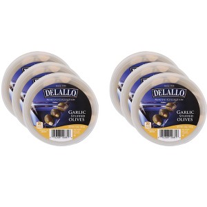 DeLallo Stuffed Garlic Olive - Case of 6 - 5 oz - 1 of 2