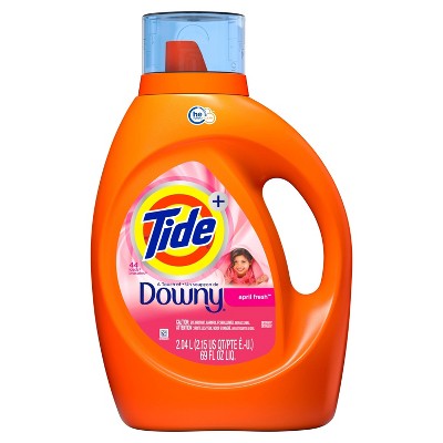 Tide Plus Downy High Efficiency Liquid Laundry Detergent - April Fresh