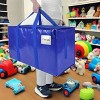 Oversized Mobile Bag With Reinforced Handle, Heavy-duty Storage Handbag, Used For Storing Clothes, Moving Supplies, Christmas Gifts, Sundries - 4 of 4
