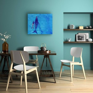 Trademark Fine Art Melloi Art Prints Melesan Discover The world Wood Slat Art - 1 of 4