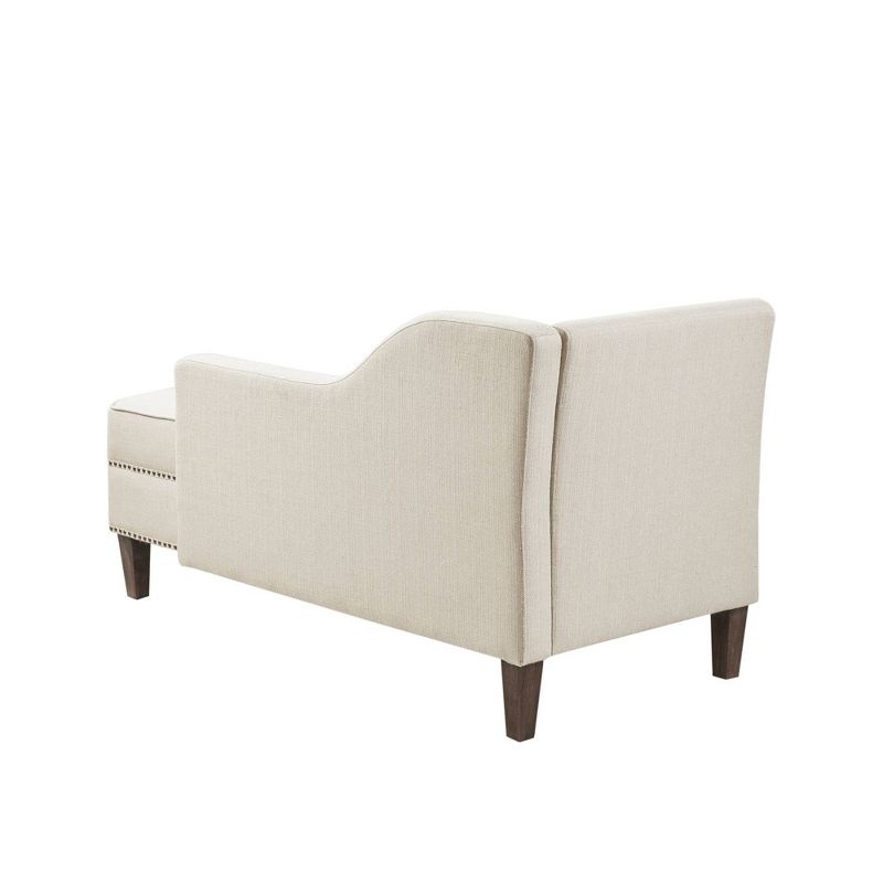 Peony Accent Chaise Ivory, 5 of 10