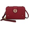 MKF Collection Sage Wallet Crossbody Bag with Optional Wristlet by Mia K - 2 of 4