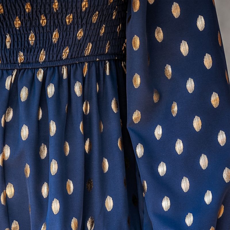 Women's Geo Print Smocked Ruffled Mini Dress - Cupshe, 2 of 8